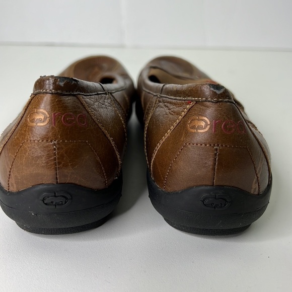 red Mark Ecko shoes brown leather mary jane flats - Picture 5 of 9